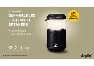 Soundbird dimmable LED lamp with speakers